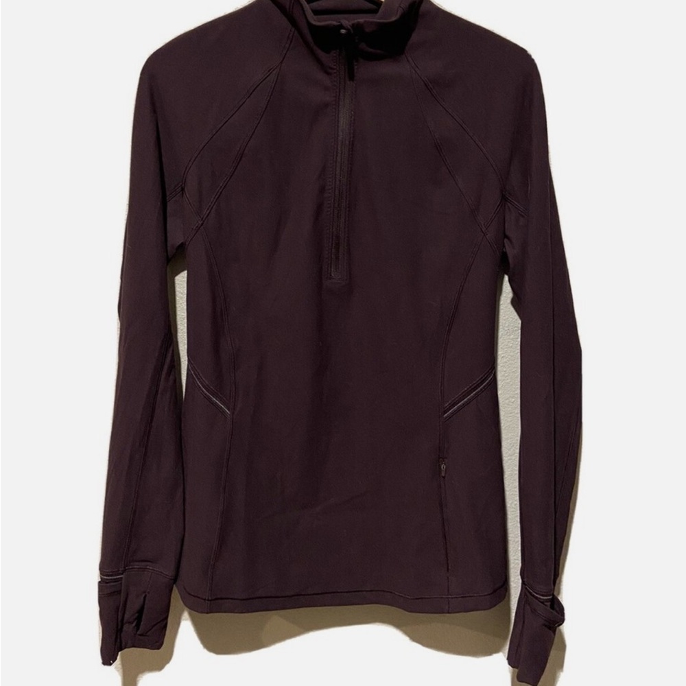 Lululemon Purple Fresh Tracks 1/2 zip pullover